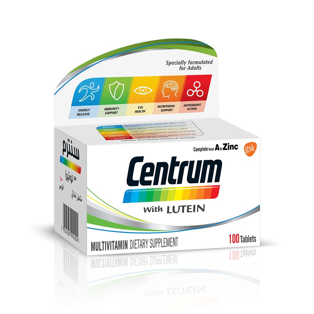 CENTRUM ADULT WITH LUTEN 100 TAB