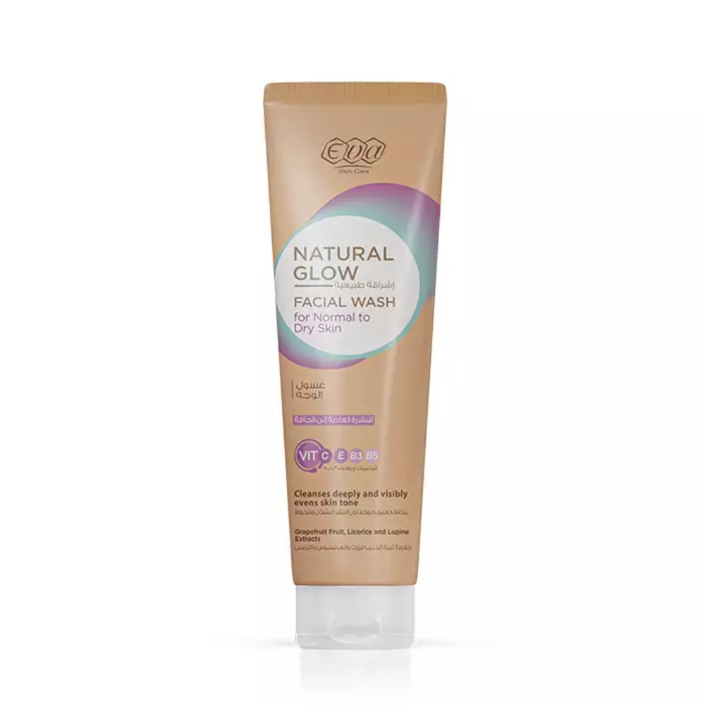 EVA NATURAL GLOW NORMAL/DRY FACIAL WASH 100 ML