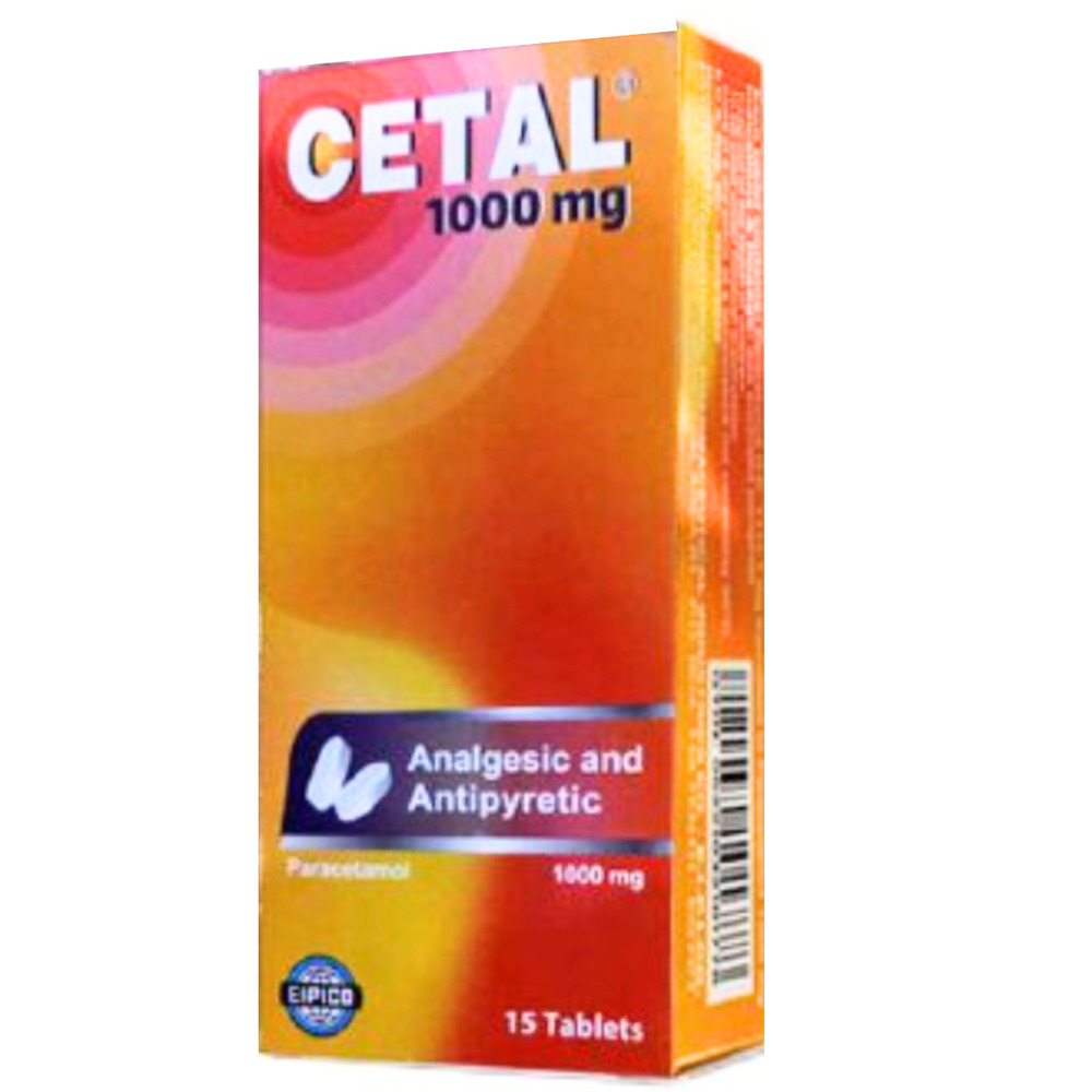 CETAL 1000 MG 15 TABS