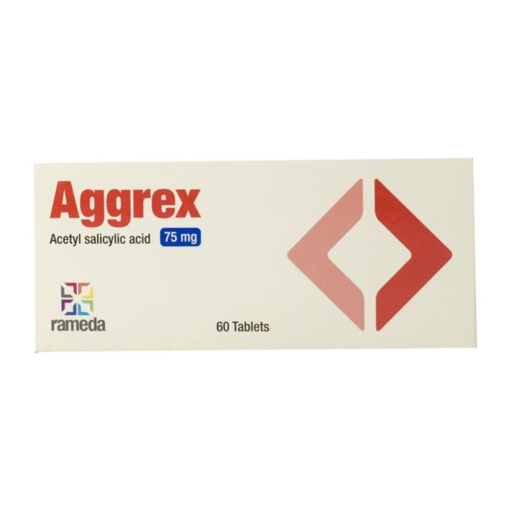 AGGREX 75 MG 60 TAB