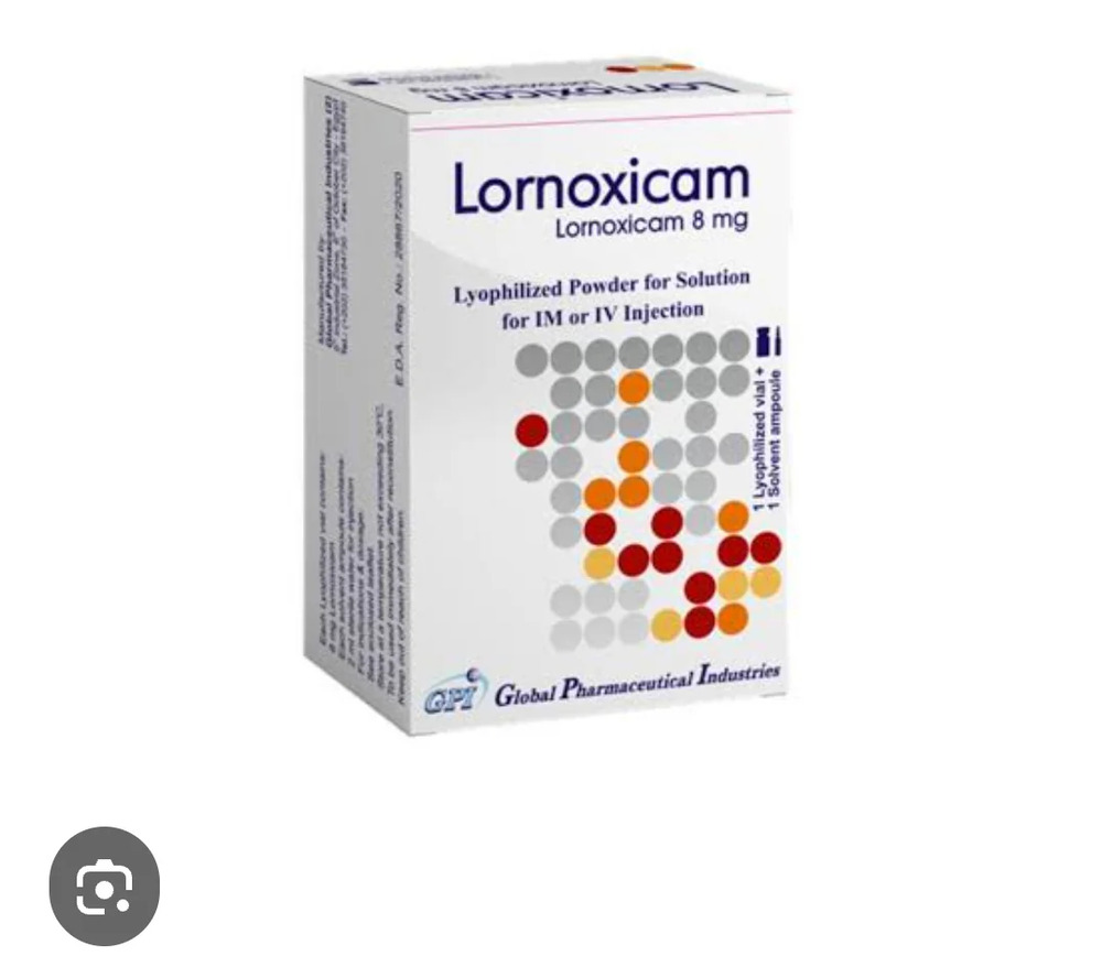 LORNOXICAM 8 MG IM / IV 1 VIAL