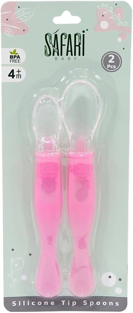 Safari set of 2 silicone spoons