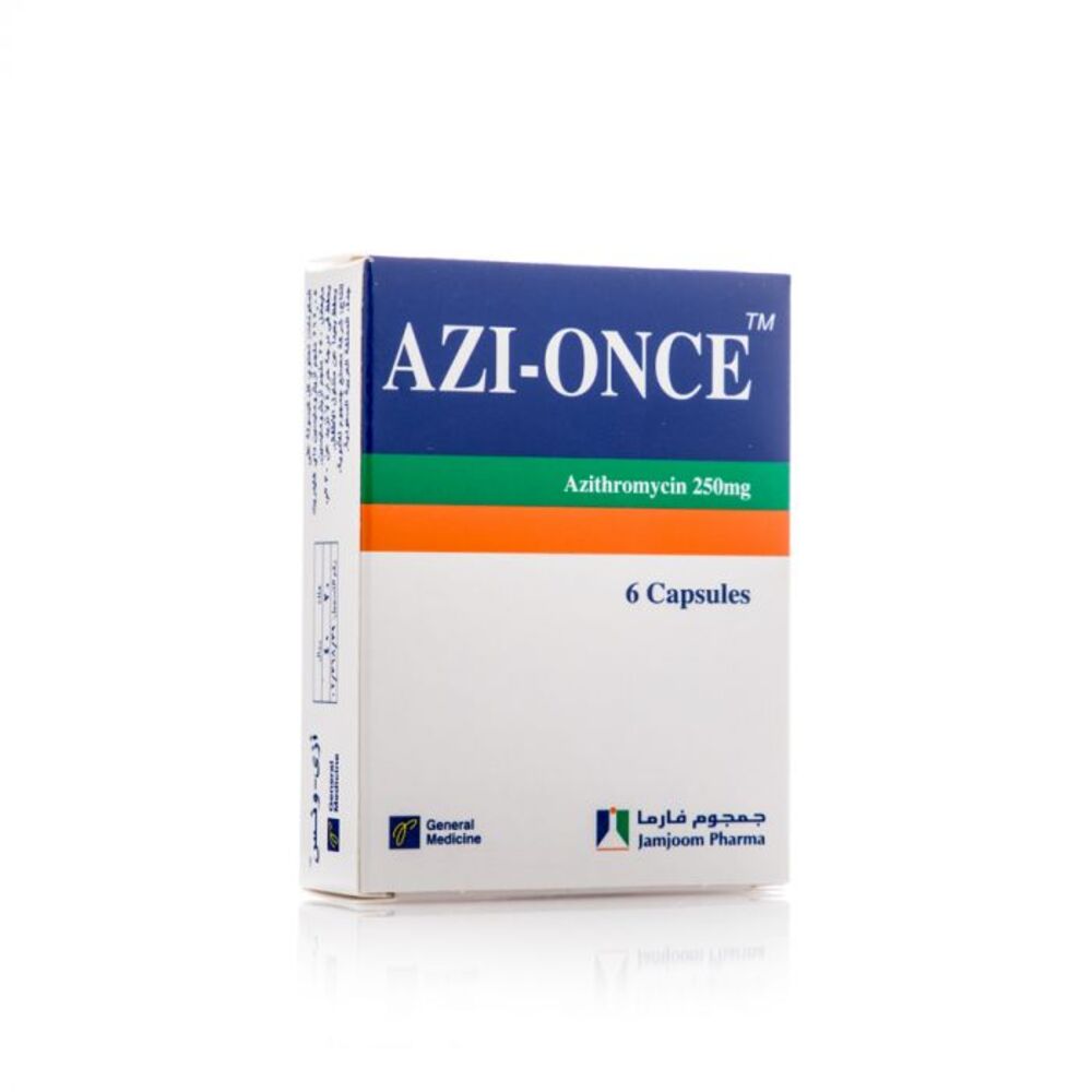 AZI ONCE 250 MG 6 CAP