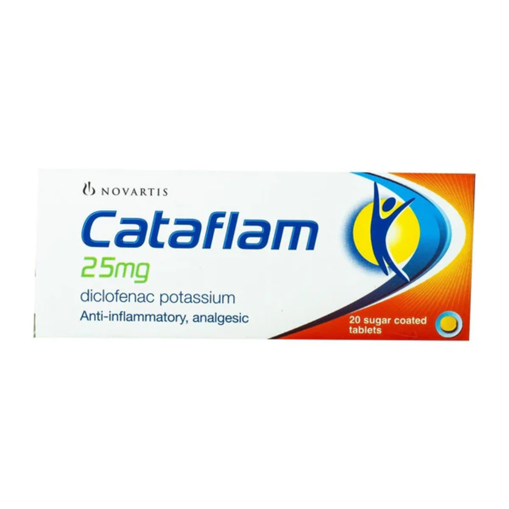 CATAFLAM 25 MG 20 TAB