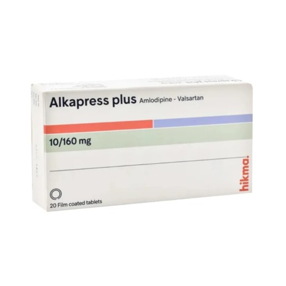 ALKAPRESS PLUS 10\160 MG 20 TAB
