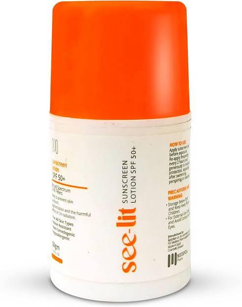 SEE LIT SUNSCREEN LOTION 50ML