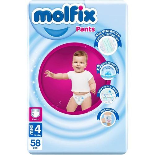 MOLFIX SIZE 4 PANTS 58 PCS