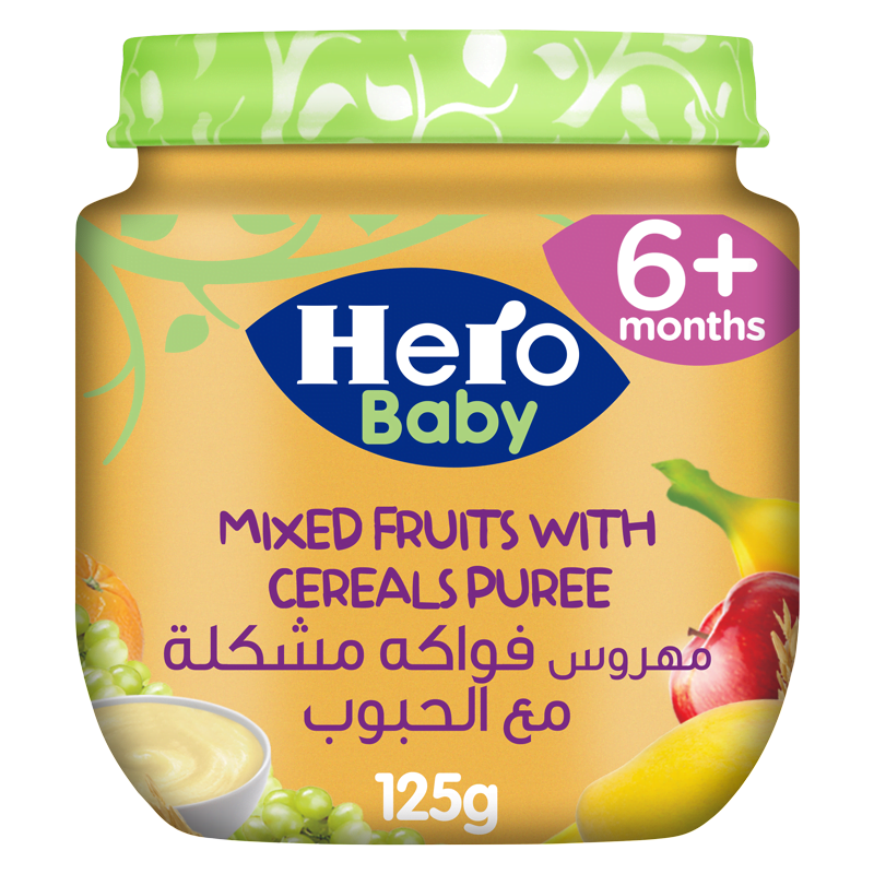 Hero mixed fruits + mashed cereals