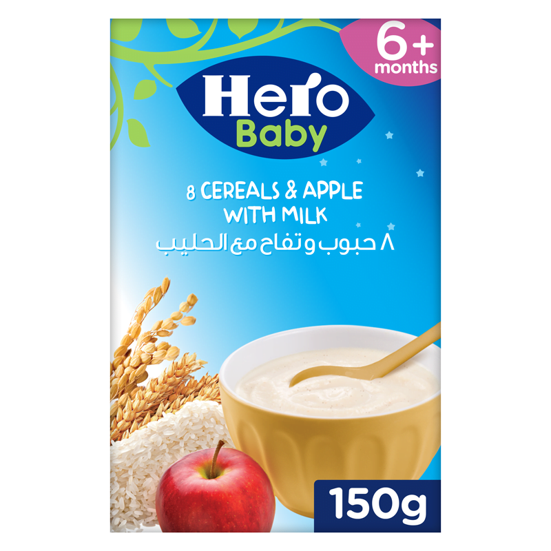 Hero Good Night 8 Apple & Milk Cereals 150g