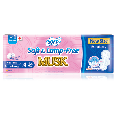 SOFY EXTRA LONG MAXI MUSK 14 PCS