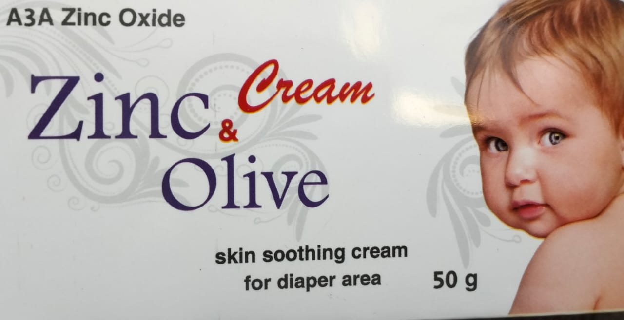 ZINC AND OLIVE CREAM 50 MG