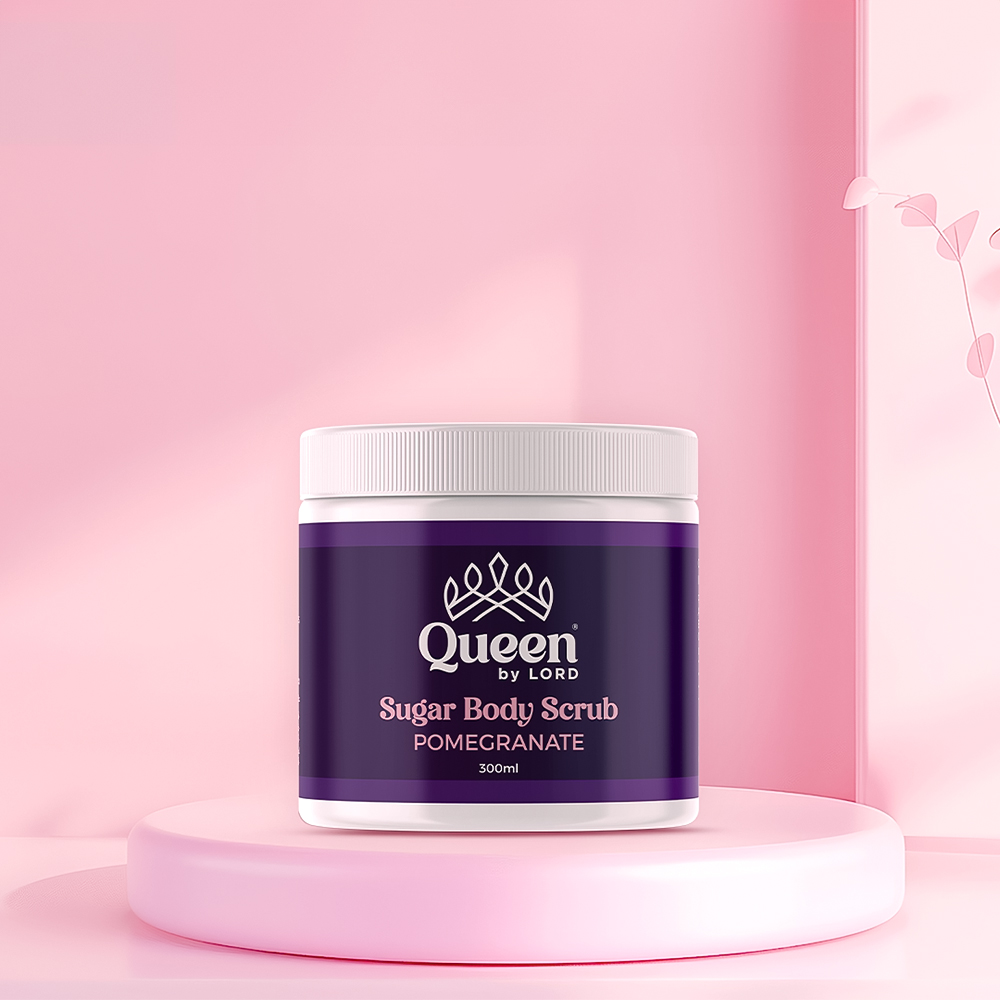 Queen Body Sugar Scrub With Pomegranate Scent