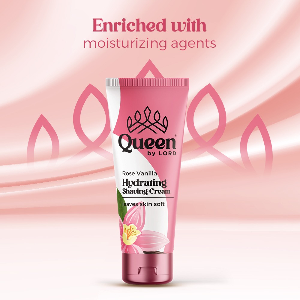 Queen Shaving Cream – Rose Vanilla (Normal Skin)