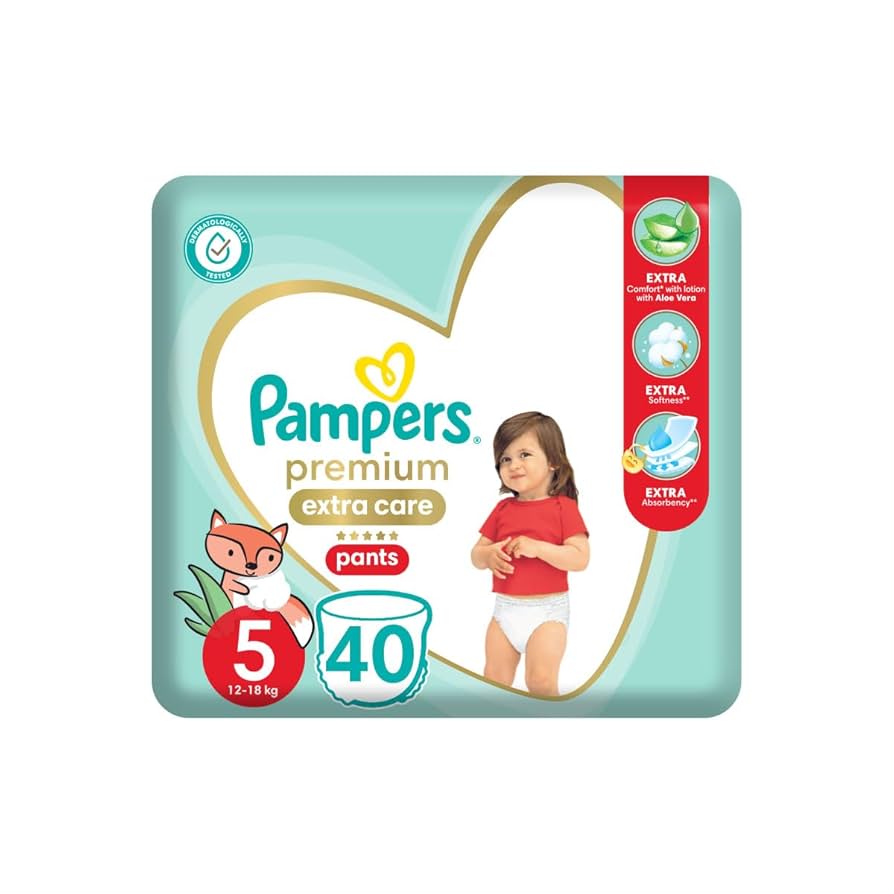 PAMPERS SAUDI SIZE 5 PANTS 40 PCS