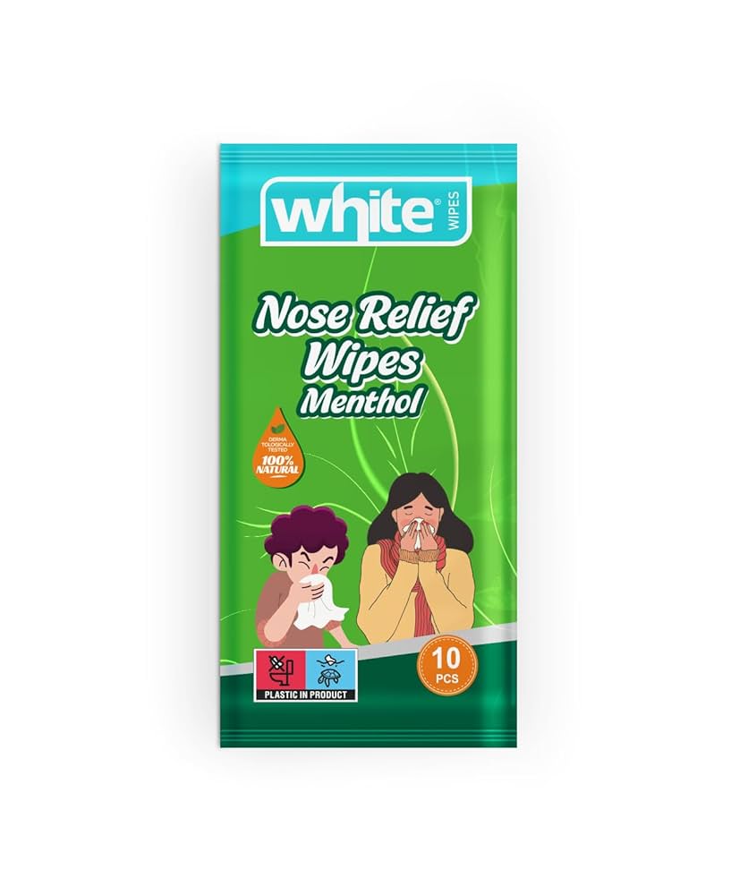 WHITE NOSE RELIES MENTHOL 10 PCS