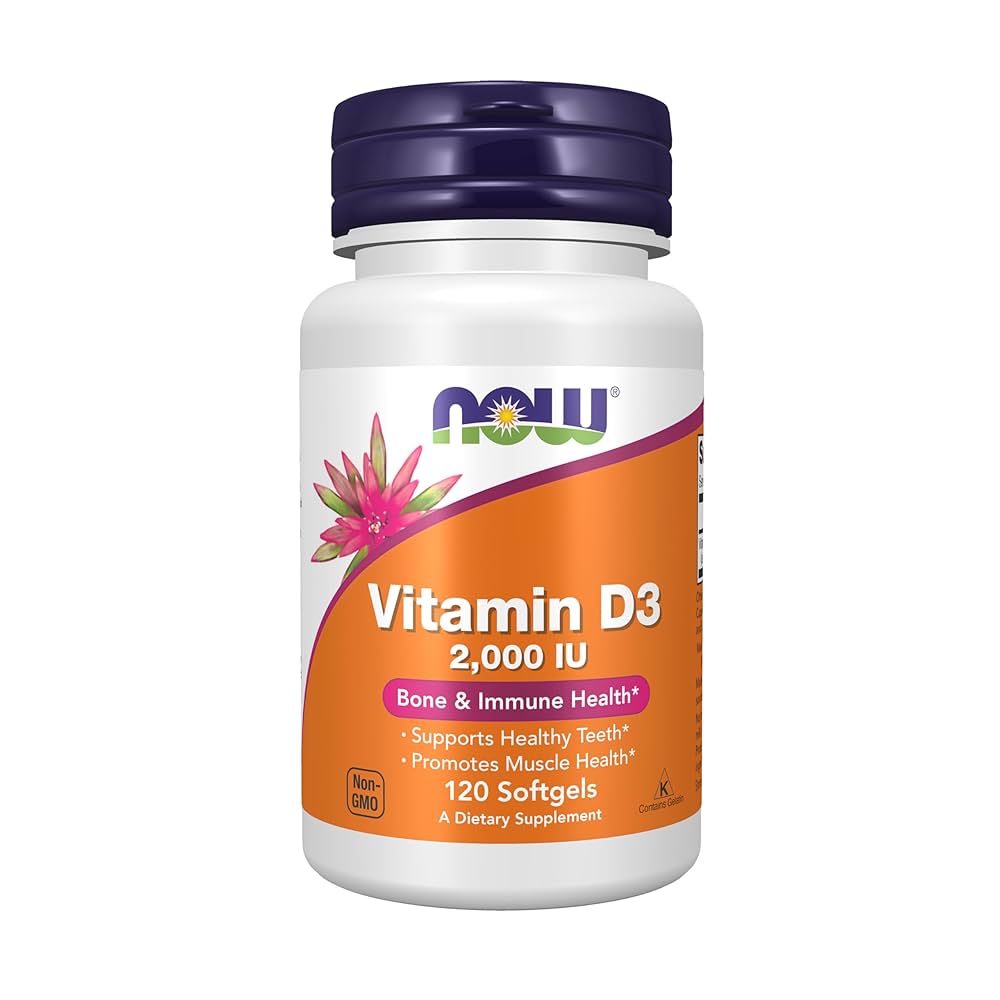 NOW D3 (2000 MG ) 120 SOFTGELS