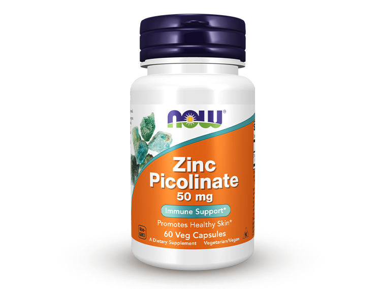NOW ZINC PICOLINATE 50 MG 60 CAP
