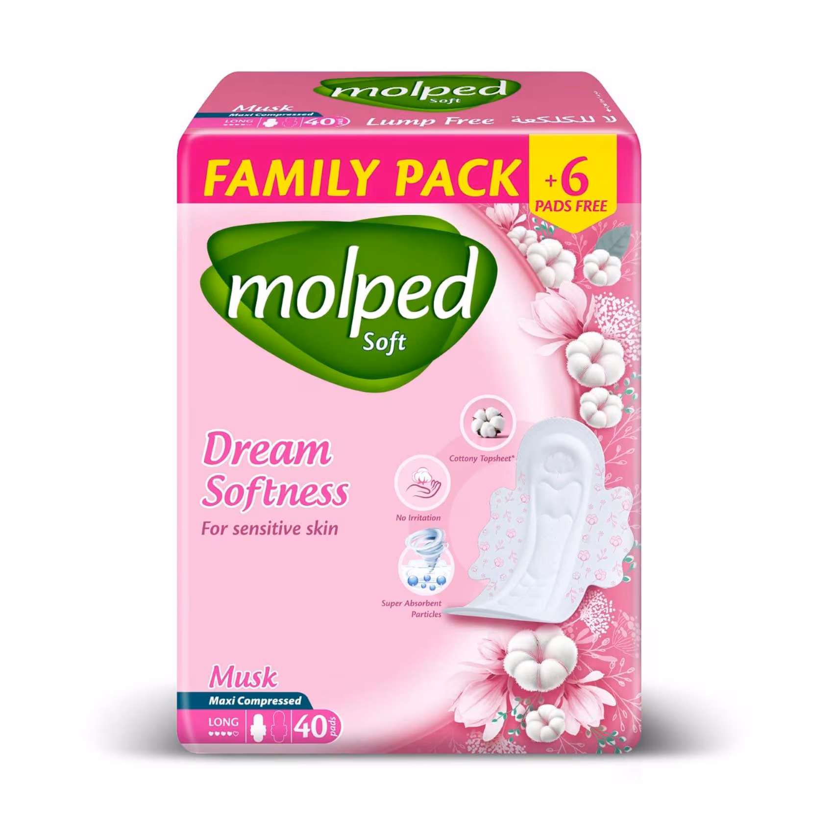 MOLPED SOFT MAXI LONG 40+6 PCS