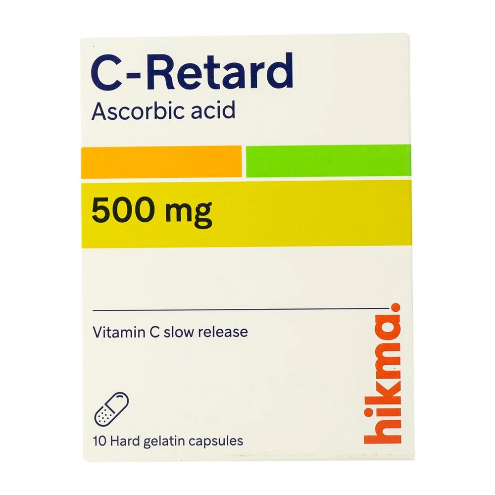 C RETARD 500 MG 10 CAP