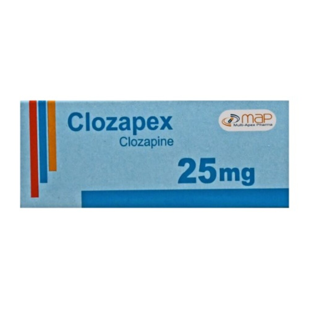 CLOZAPEX 25 MG 50 TAB