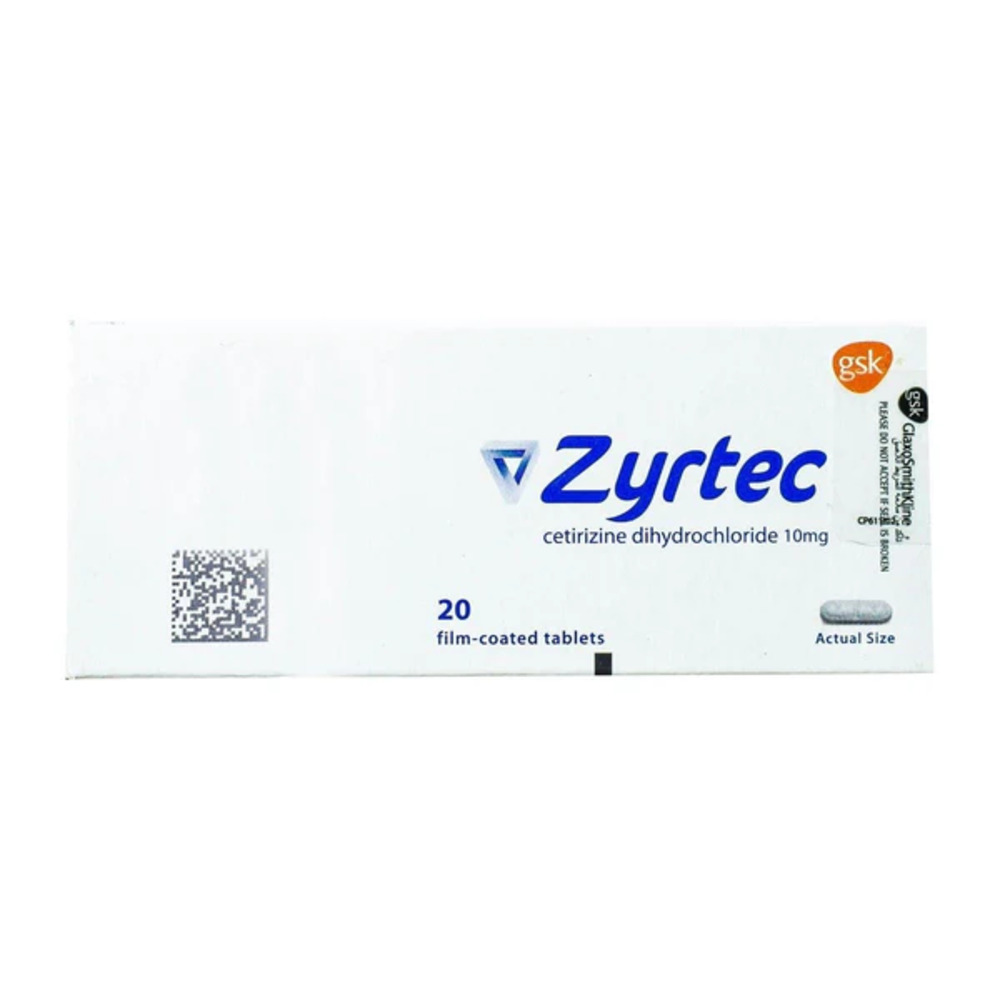 ZYRTEC 10MG 20TAB