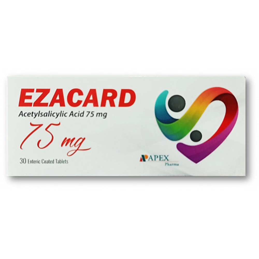 EZACARD 75 MG 30 TABS