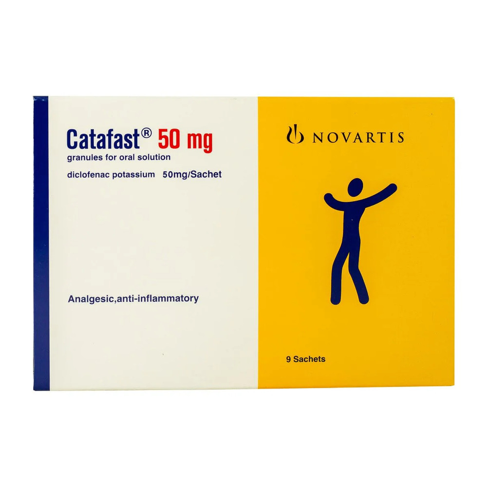 CATAFAST 50 MG 9 SACHETS