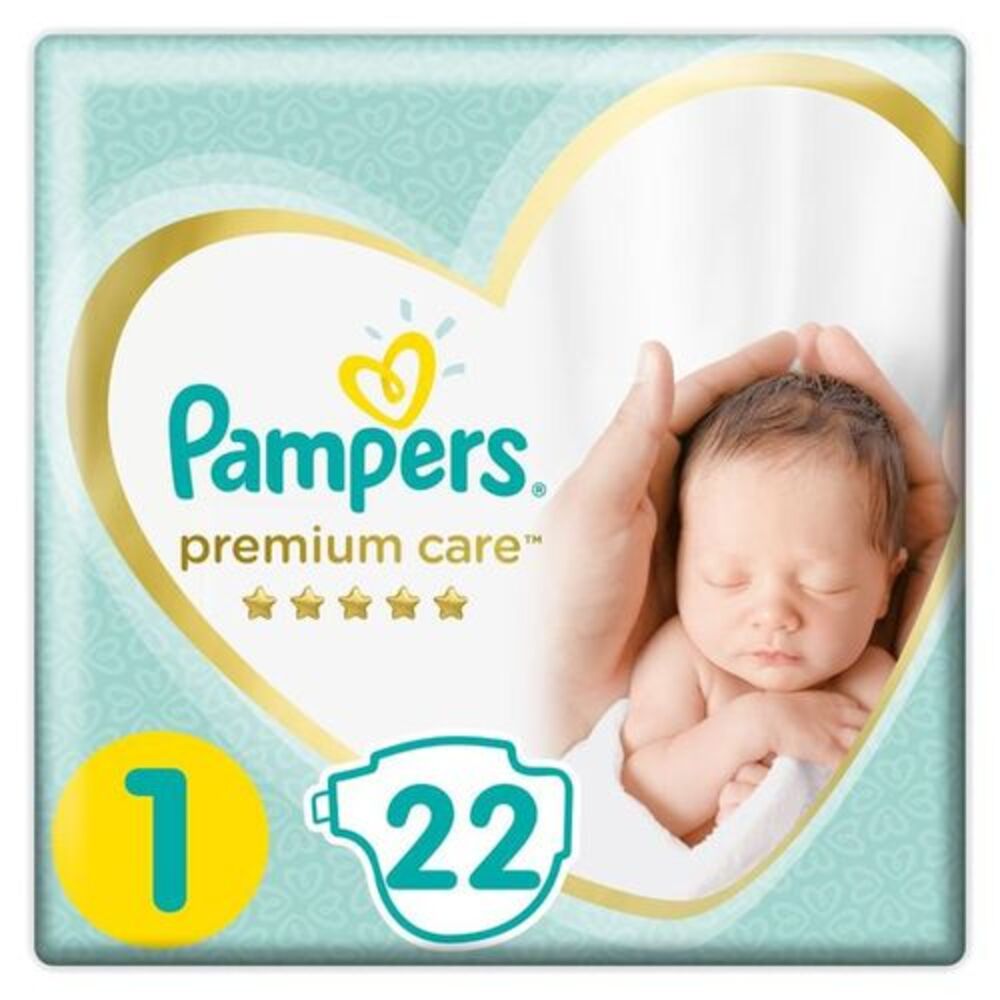 PAMPERS SAUDI SIZE 1 22 PCS
