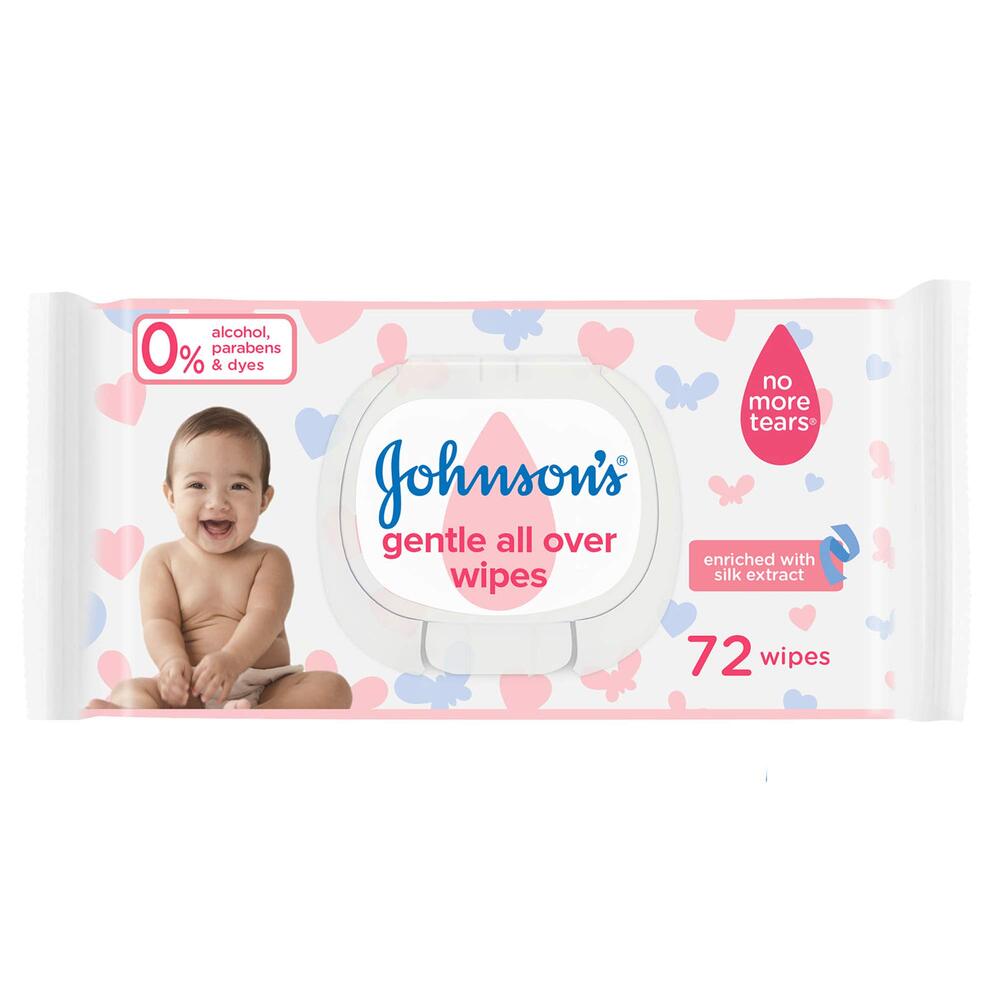 JOHNSON BABY WIPES 72
