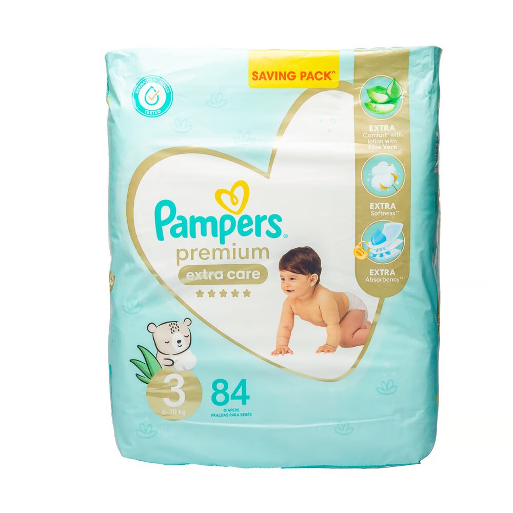 PAMPERS SAUDI SIZE 3  84 PCS